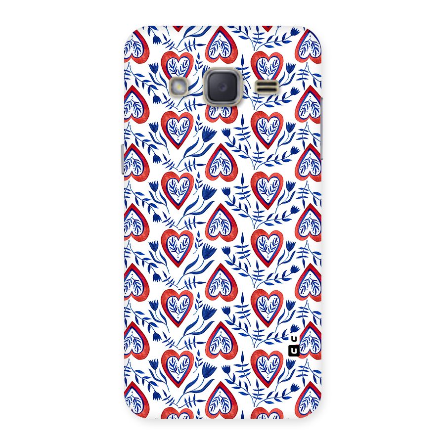 Wrapping Hearts Pattern Back Case for Galaxy J2