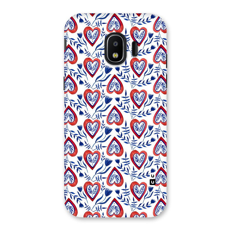 Wrapping Hearts Pattern Back Case for Galaxy J2 Pro 2018