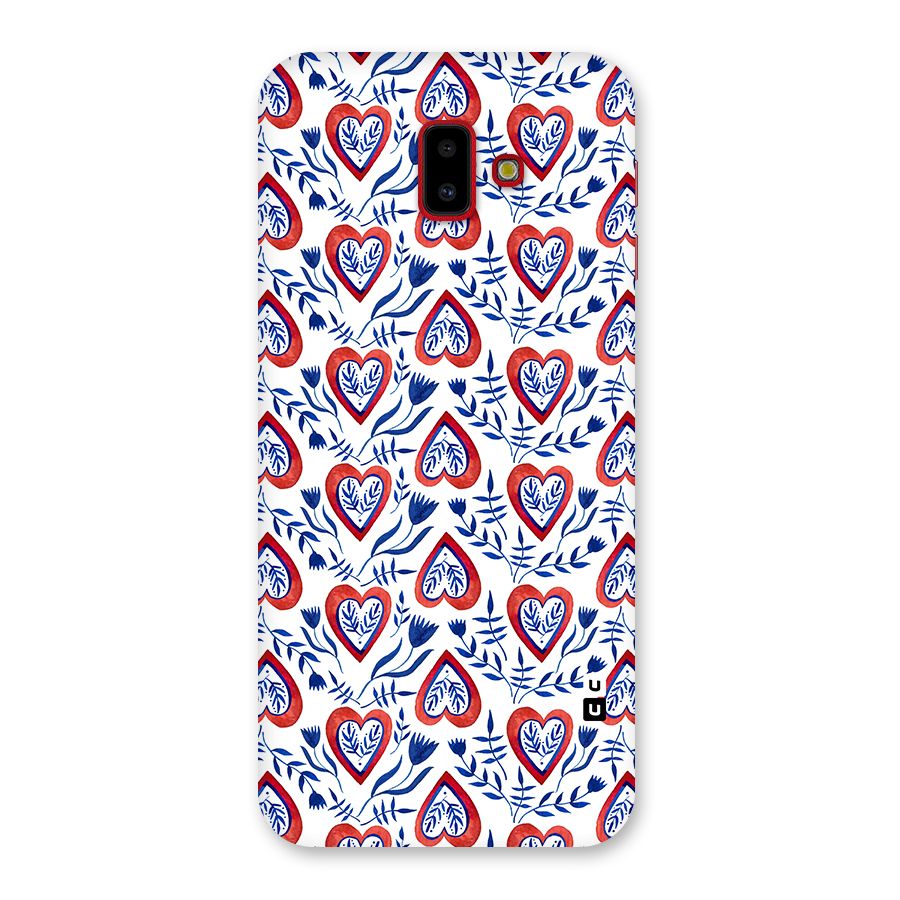 Wrapping Hearts Pattern Back Case for Galaxy J6 Plus