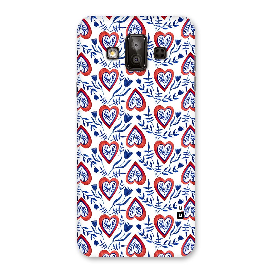 Wrapping Hearts Pattern Back Case for Galaxy J7 Duo