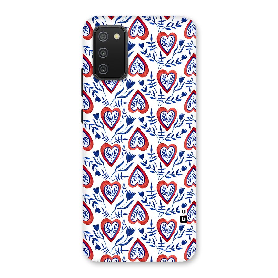 Wrapping Hearts Pattern Back Case for Galaxy M02s