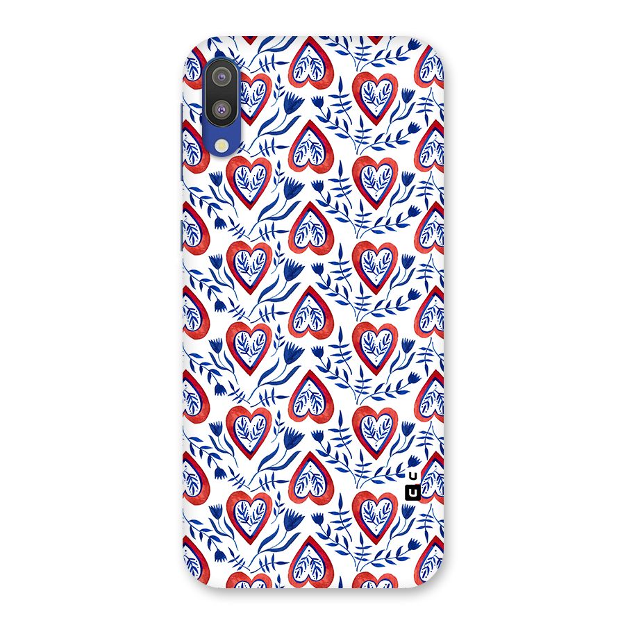 Wrapping Hearts Pattern Back Case for Galaxy M10