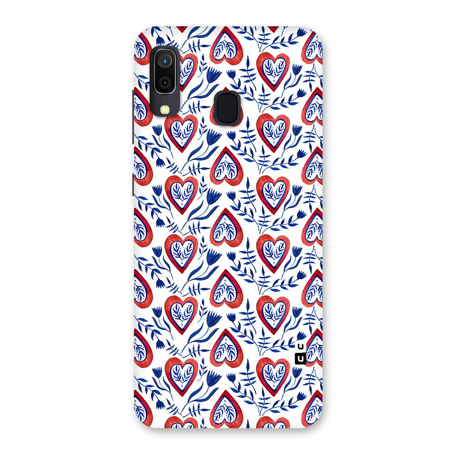 Wrapping Hearts Pattern Back Case for Galaxy M10s