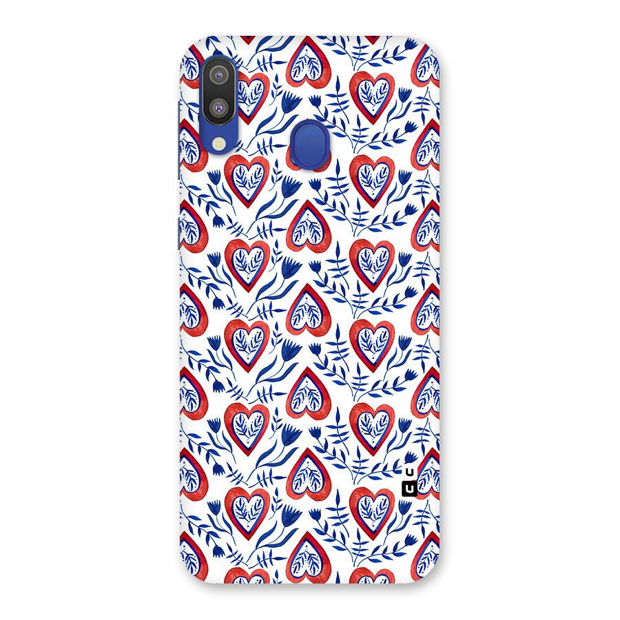 Wrapping Hearts Pattern Back Case for Galaxy M20