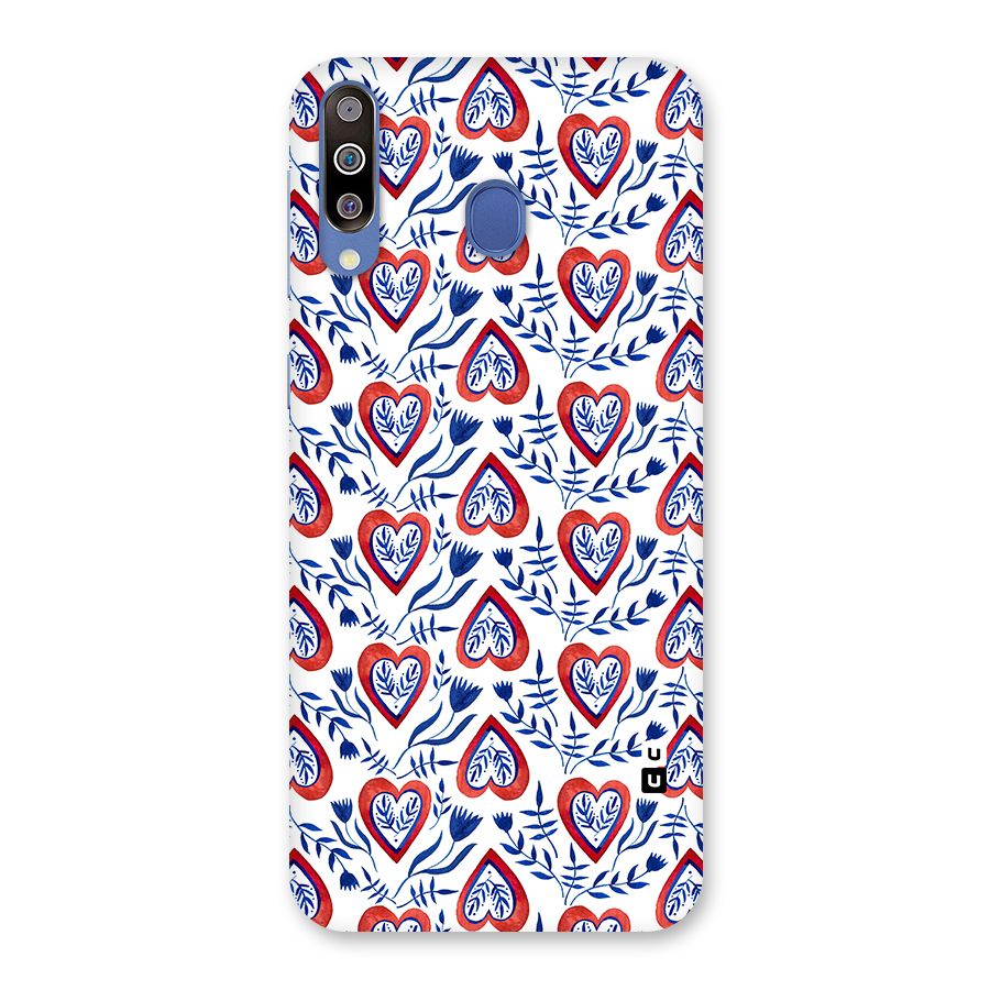 Wrapping Hearts Pattern Back Case for Galaxy M30