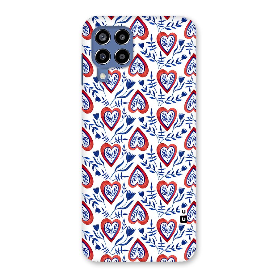 Wrapping Hearts Pattern Back Case for Galaxy M53 5G