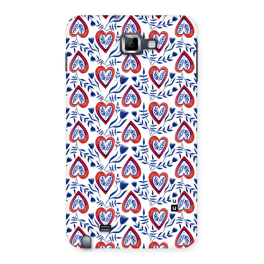 Wrapping Hearts Pattern Back Case for Galaxy Note