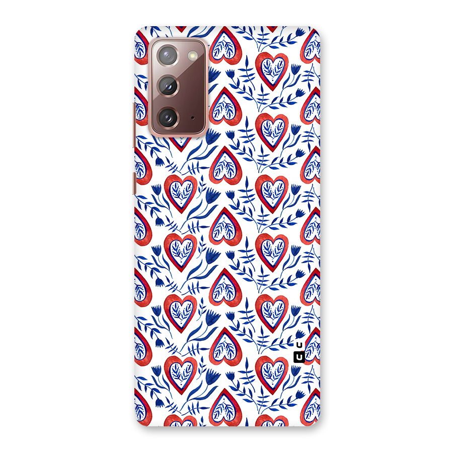 Wrapping Hearts Pattern Back Case for Galaxy Note 20