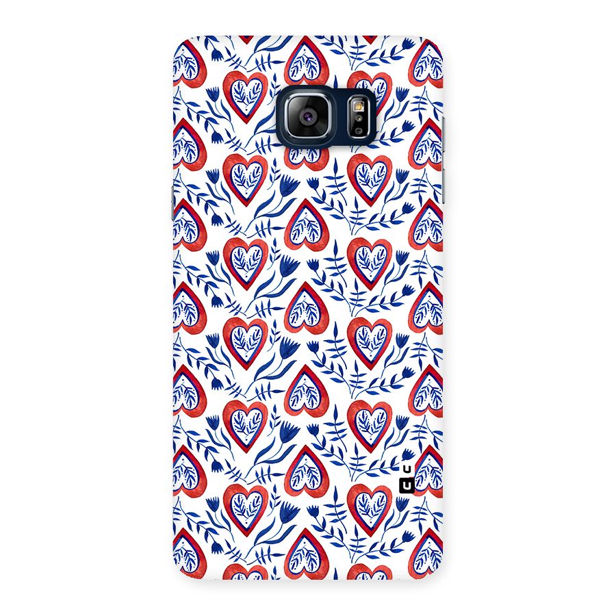 Wrapping Hearts Pattern Back Case for Galaxy Note 5