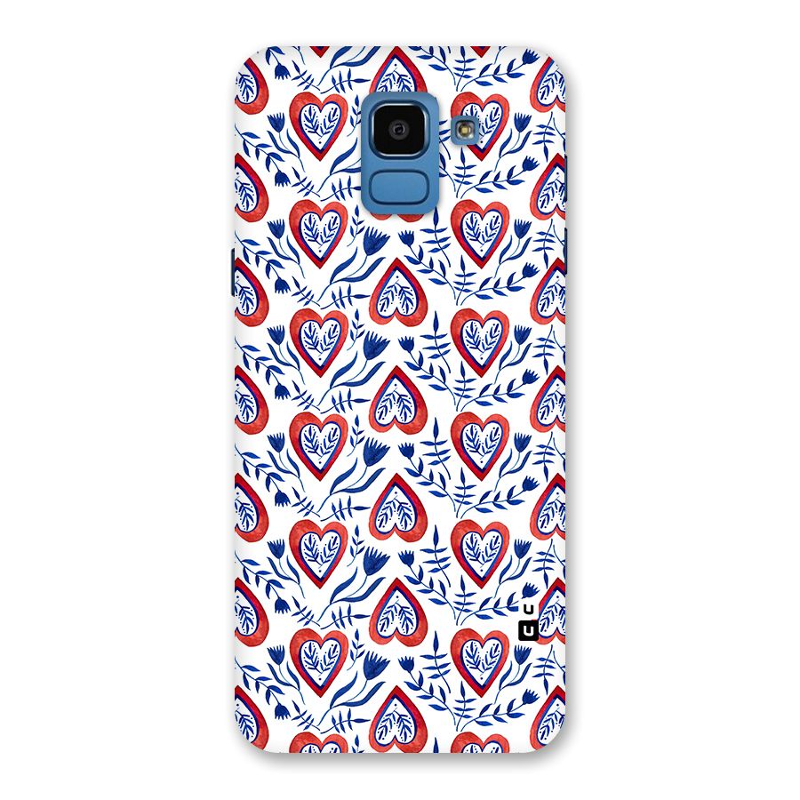 Wrapping Hearts Pattern Back Case for Galaxy On6