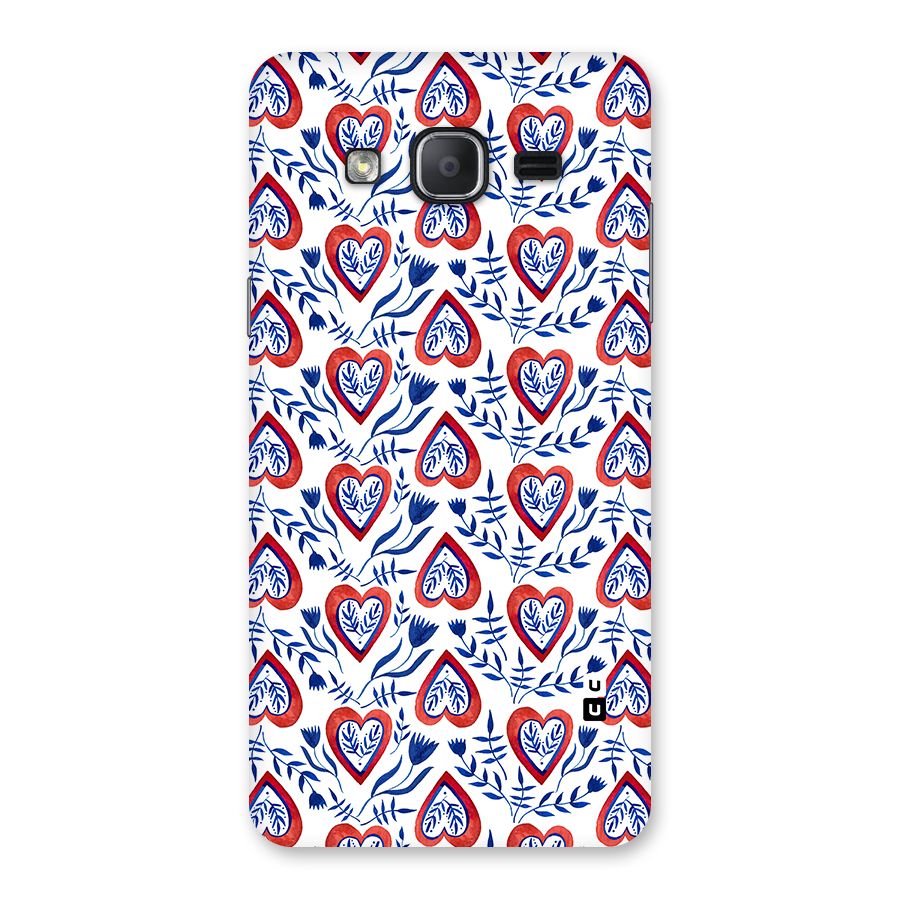 Wrapping Hearts Pattern Back Case for Galaxy On7 2015