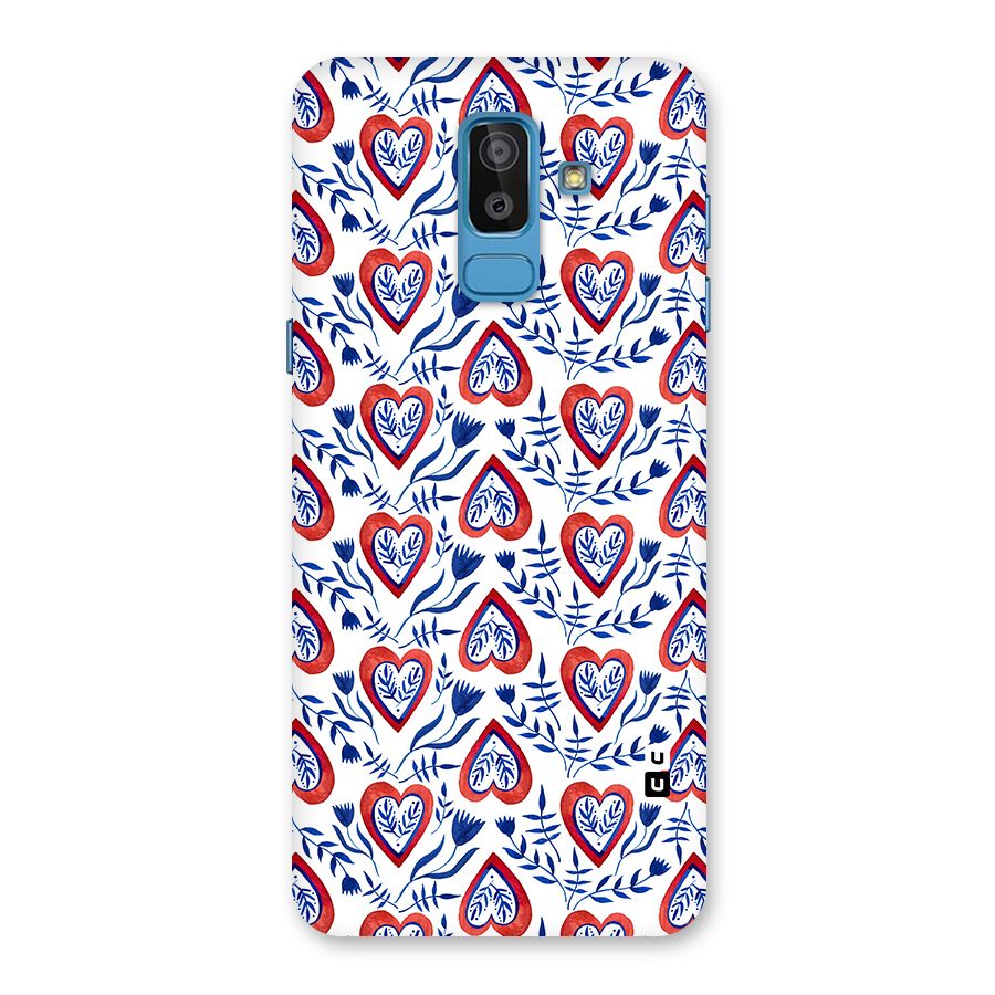 Wrapping Hearts Pattern Back Case for Galaxy On8 (2018)