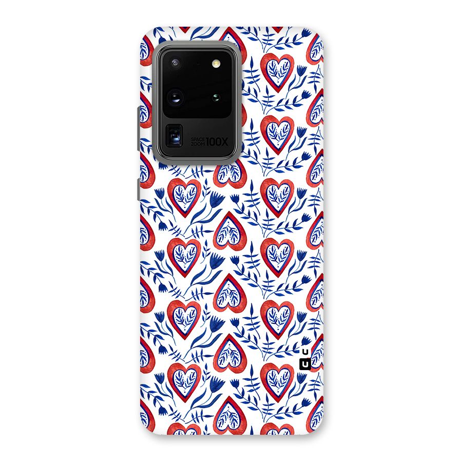 Wrapping Hearts Pattern Back Case for Galaxy S20 Ultra