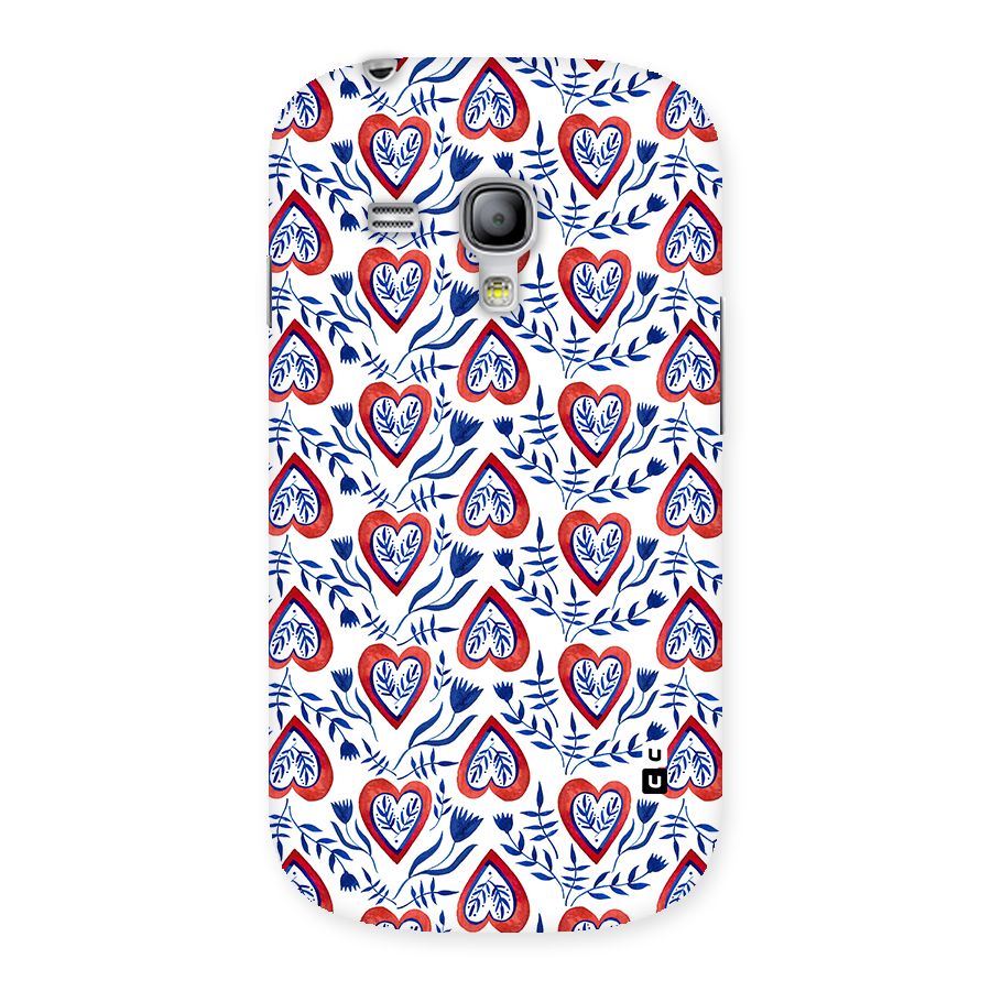 Wrapping Hearts Pattern Back Case for Galaxy S3 Mini