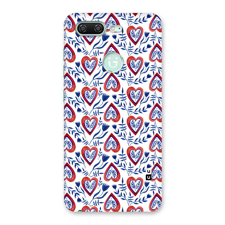 Wrapping Hearts Pattern Back Case for Gionee S10