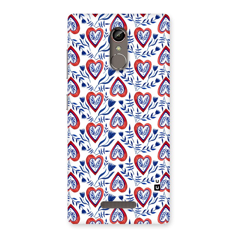 Wrapping Hearts Pattern Back Case for Gionee S6s