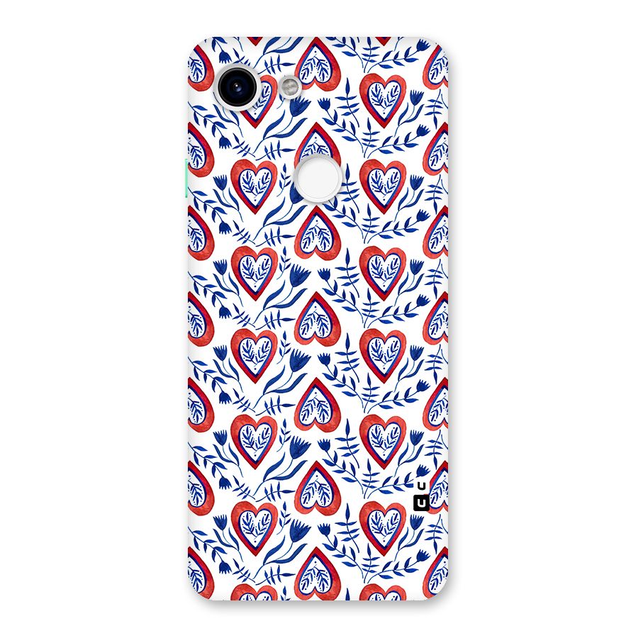 Wrapping Hearts Pattern Back Case for Google Pixel 3