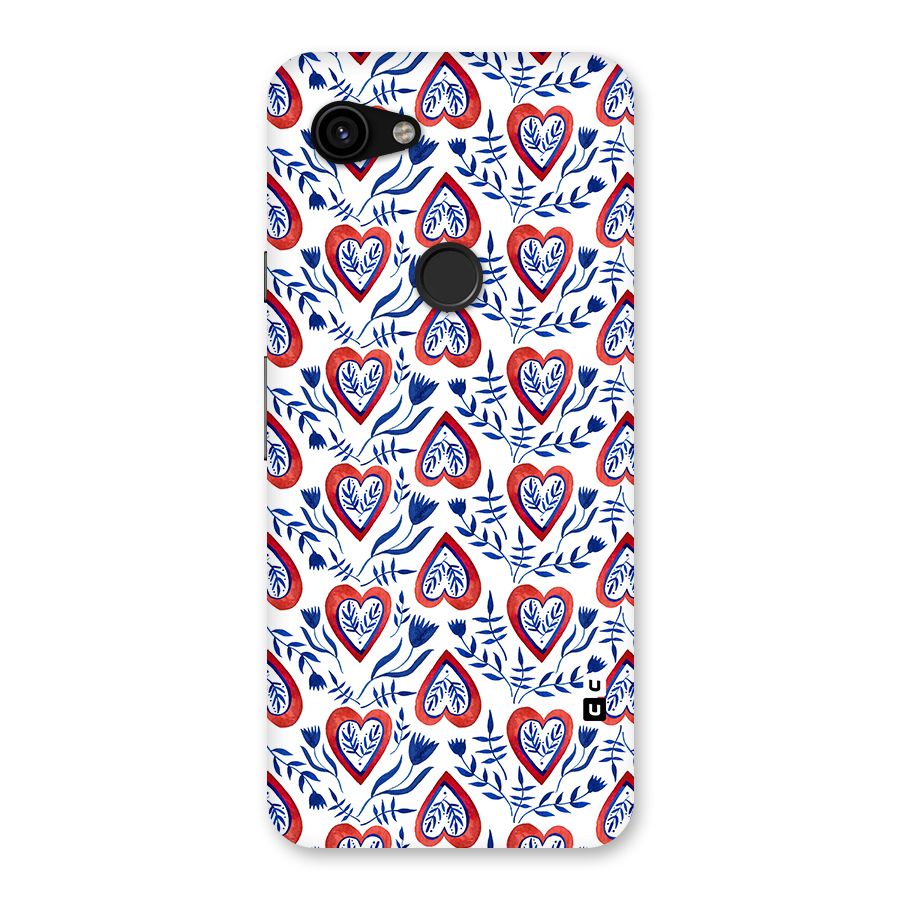 Wrapping Hearts Pattern Back Case for Google Pixel 3a