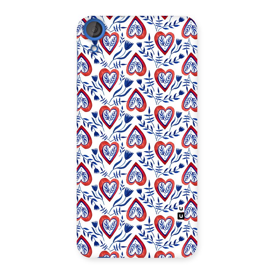 Wrapping Hearts Pattern Back Case for HTC Desire 820
