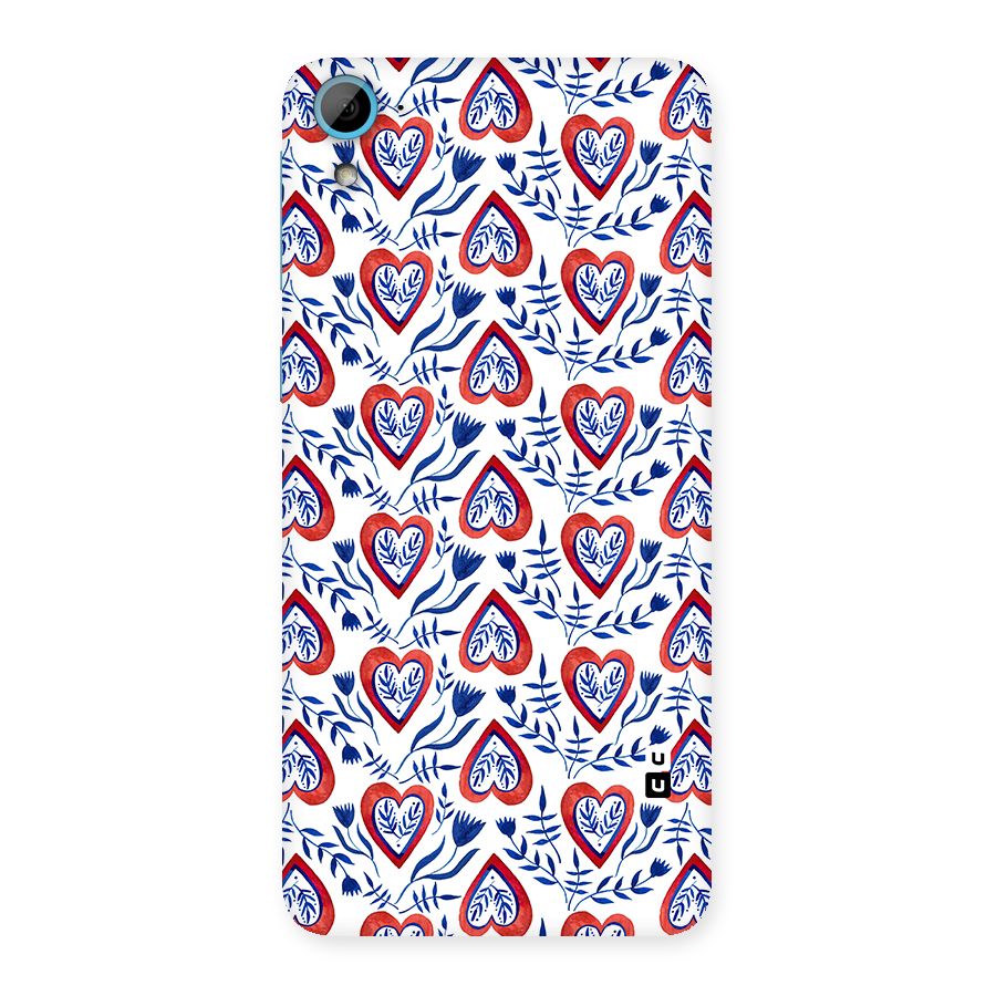 Wrapping Hearts Pattern Back Case for HTC Desire 826