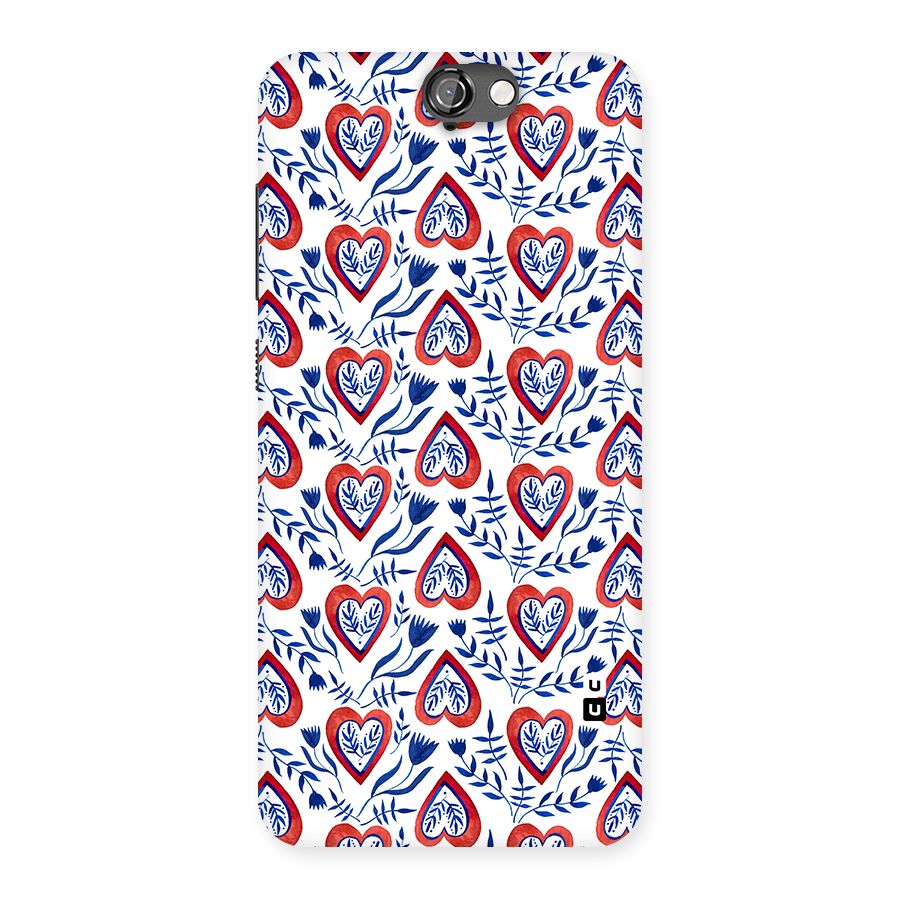 Wrapping Hearts Pattern Back Case for HTC One A9