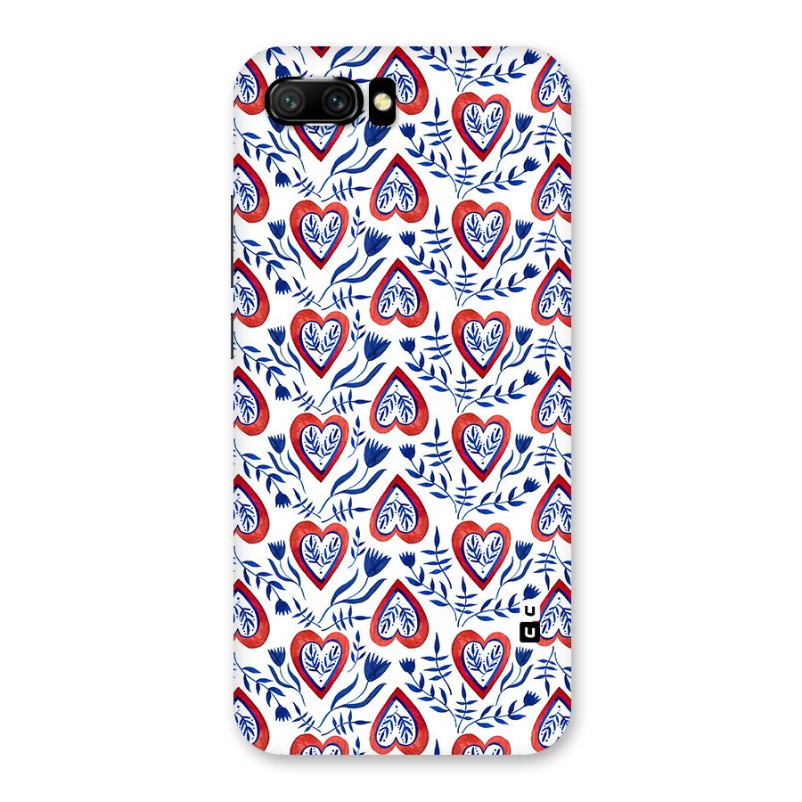 Wrapping Hearts Pattern Back Case for Honor 10
