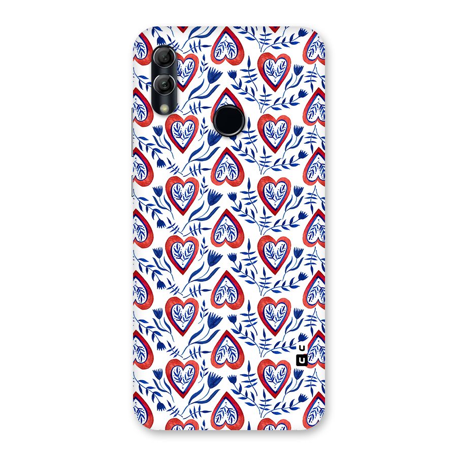 Wrapping Hearts Pattern Back Case for Honor 10 Lite