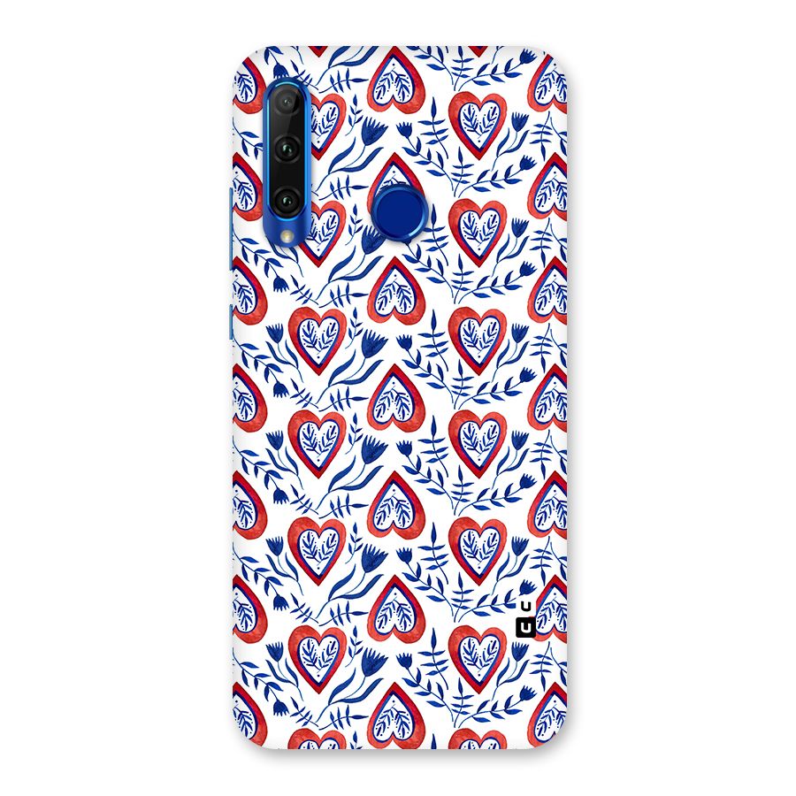 Wrapping Hearts Pattern Back Case for Honor 20i