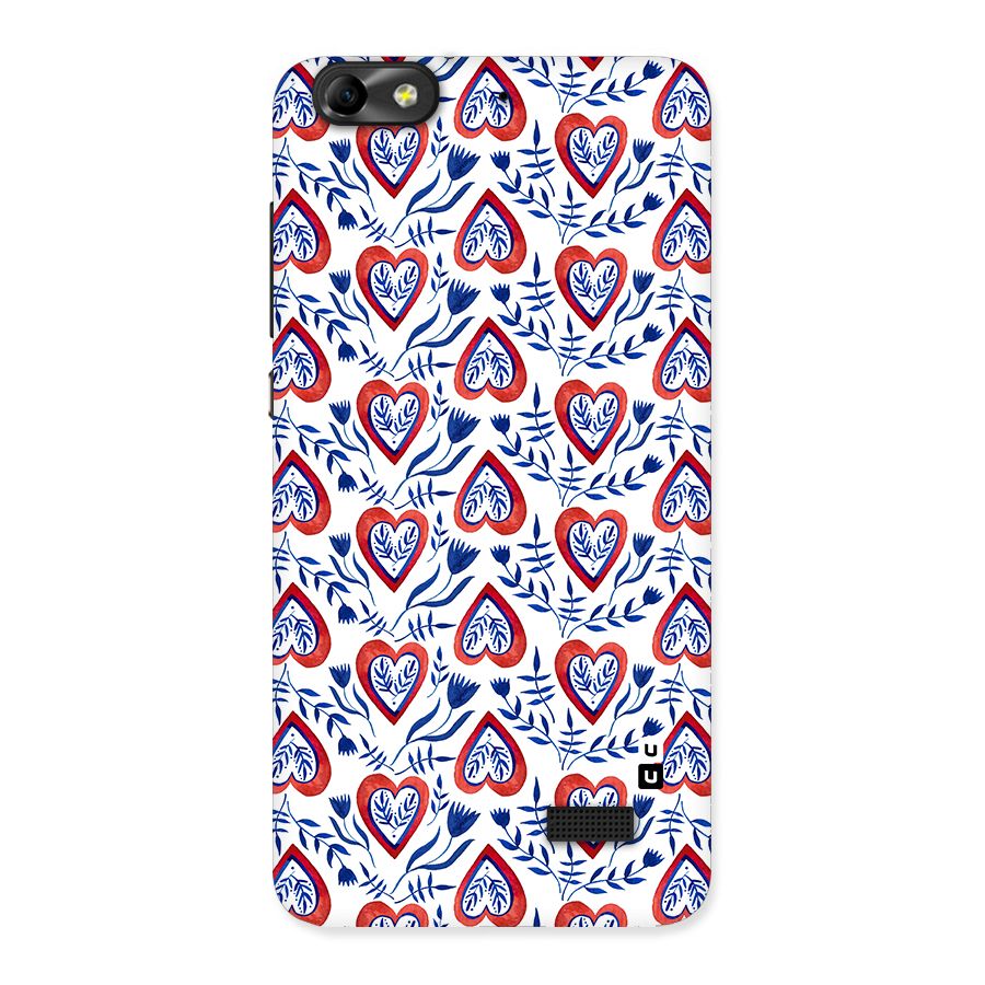 Wrapping Hearts Pattern Back Case for Honor 4C