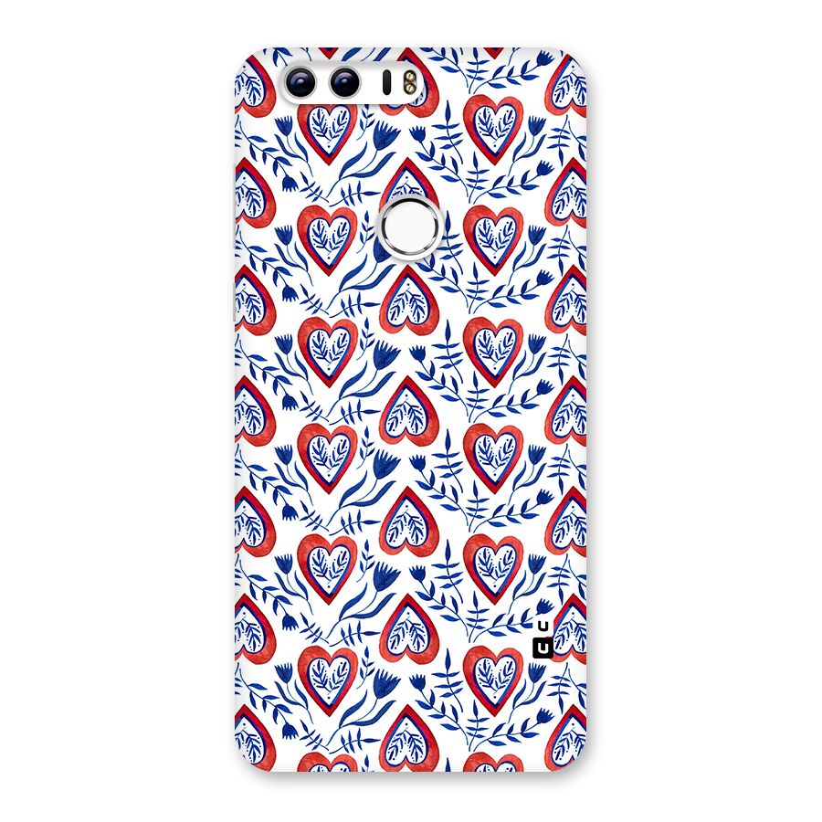 Wrapping Hearts Pattern Back Case for Honor 8
