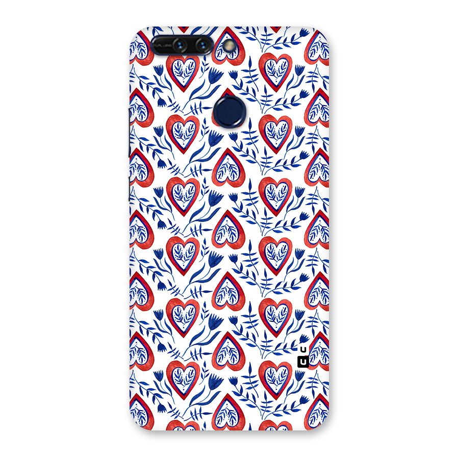 Wrapping Hearts Pattern Back Case for Honor 8 Pro