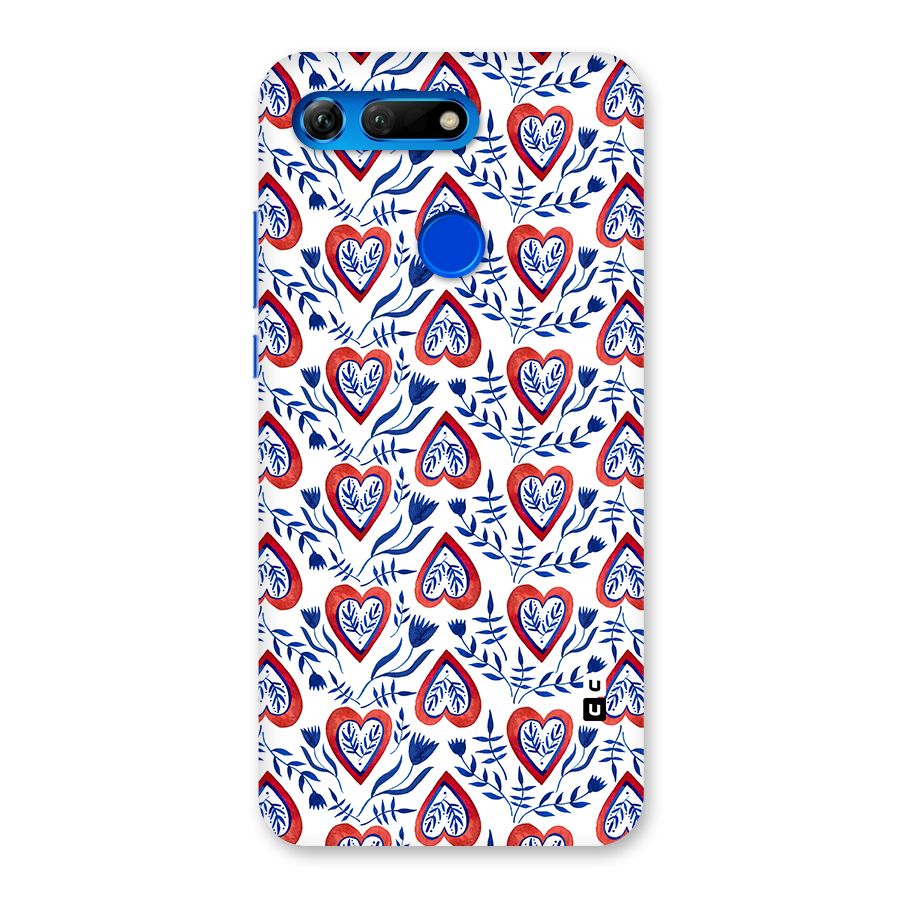 Wrapping Hearts Pattern Back Case for Honor View 20