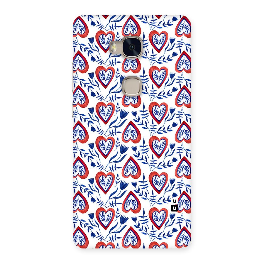 Wrapping Hearts Pattern Back Case for Huawei Honor 5X