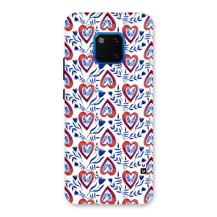 Wrapping Hearts Pattern Back Case for Huawei Mate 20 Pro