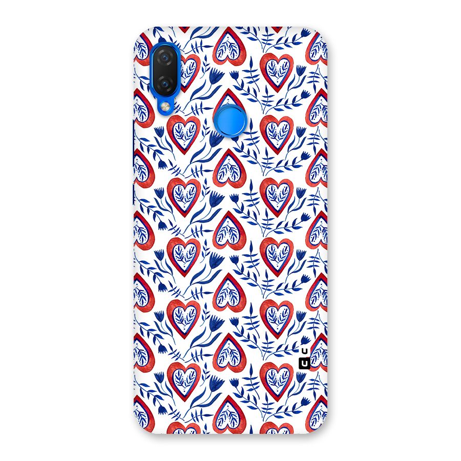 Wrapping Hearts Pattern Back Case for Huawei P Smart+