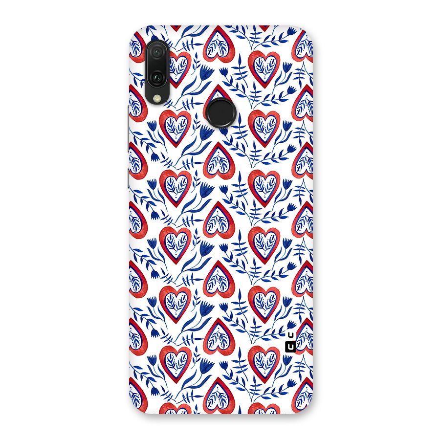 Wrapping Hearts Pattern Back Case for Huawei Y9 (2019)