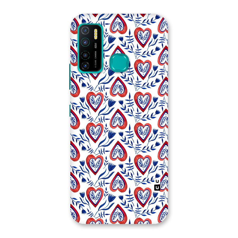 Wrapping Hearts Pattern Back Case for Infinix Hot 9 Pro
