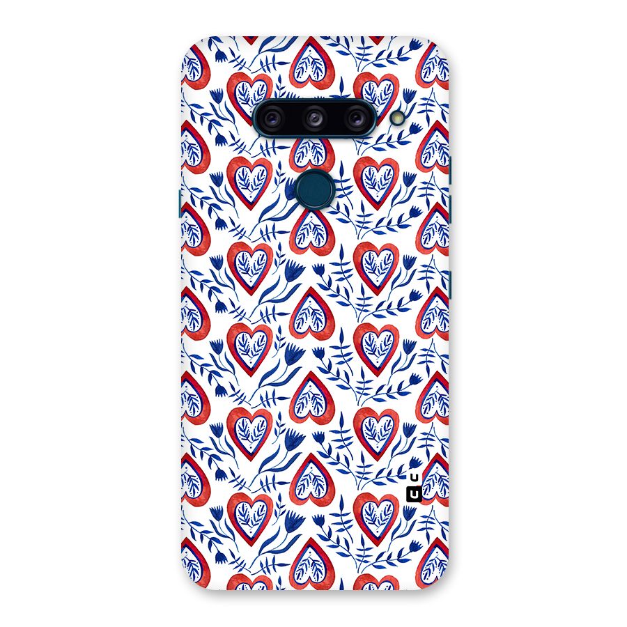 Wrapping Hearts Pattern Back Case for LG  V40 ThinQ