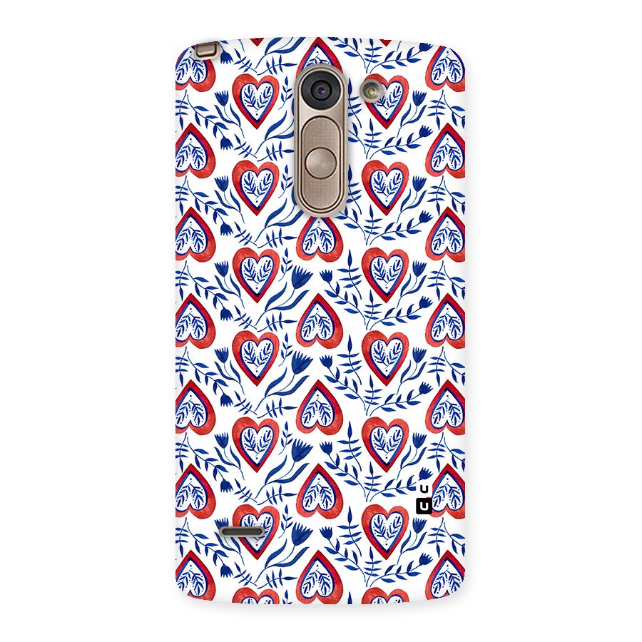 Wrapping Hearts Pattern Back Case for LG G3 Stylus