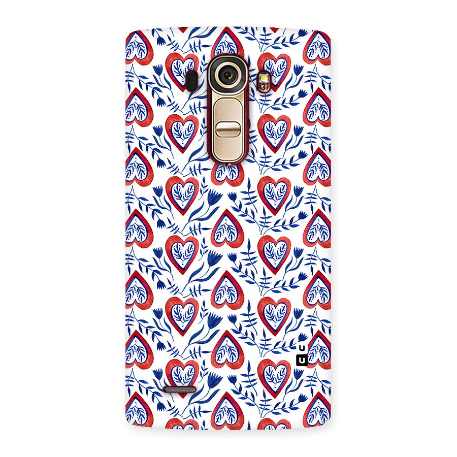 Wrapping Hearts Pattern Back Case for LG G4