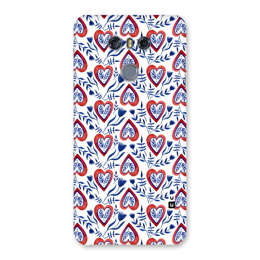 Wrapping Hearts Pattern Back Case for LG G6