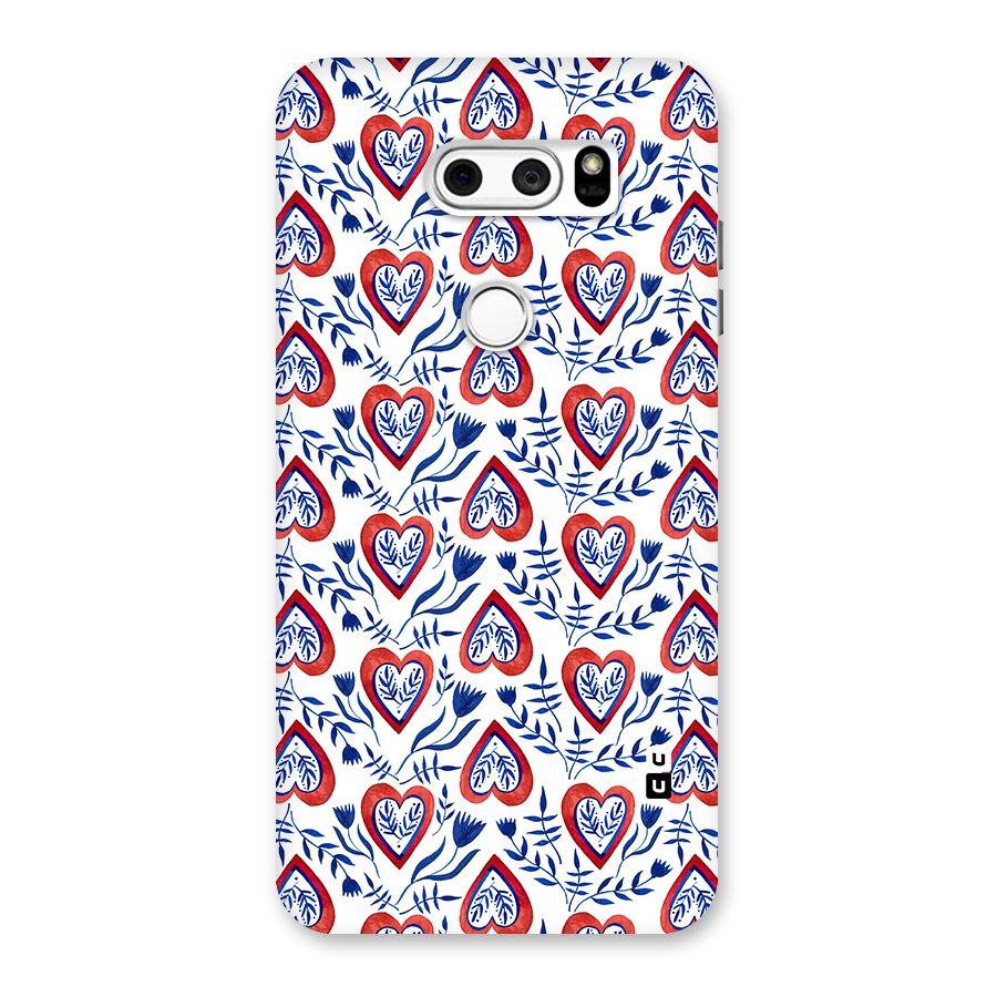 Wrapping Hearts Pattern Back Case for LG V30