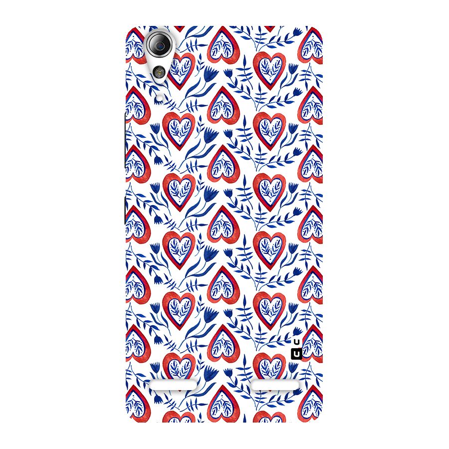 Wrapping Hearts Pattern Back Case for Lenovo A6000