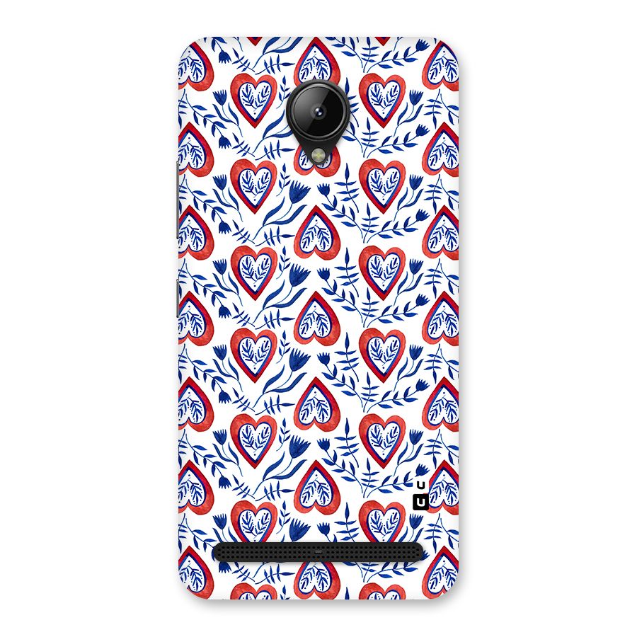 Wrapping Hearts Pattern Back Case for Lenovo C2