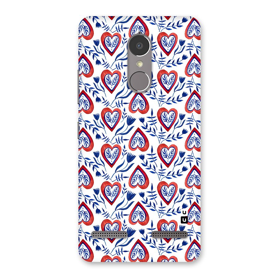 Wrapping Hearts Pattern Back Case for Lenovo K6