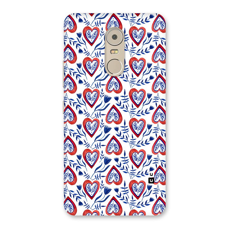 Wrapping Hearts Pattern Back Case for Lenovo K6 Note