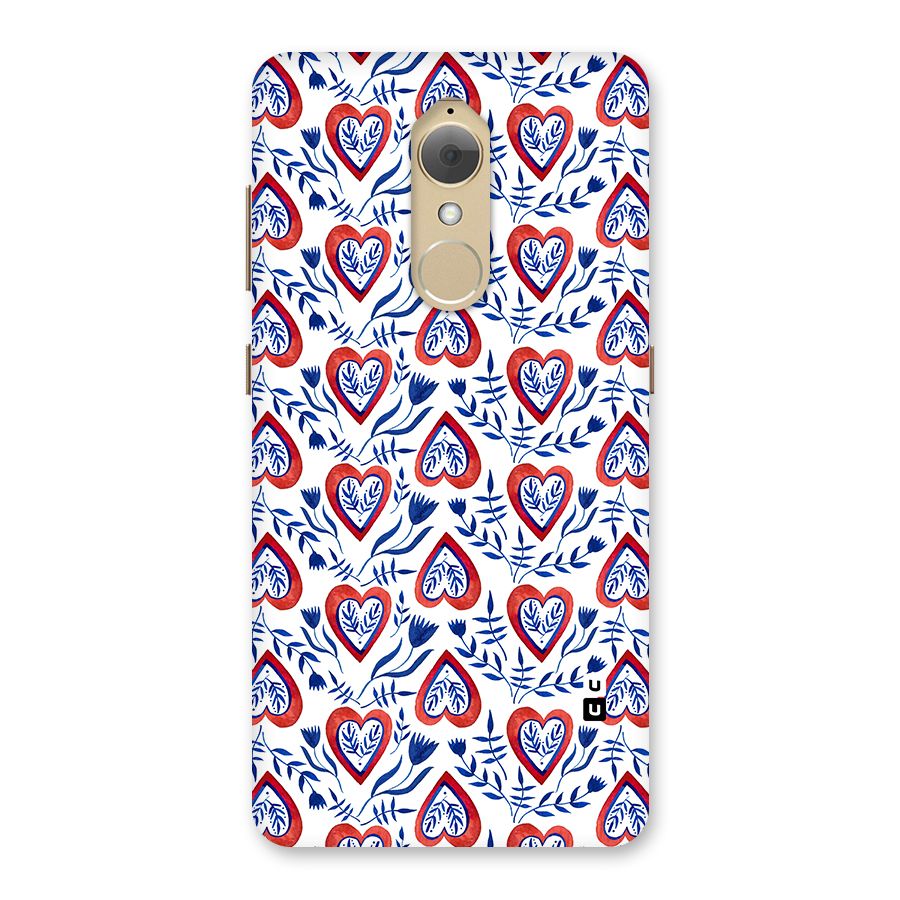Wrapping Hearts Pattern Back Case for Lenovo K8