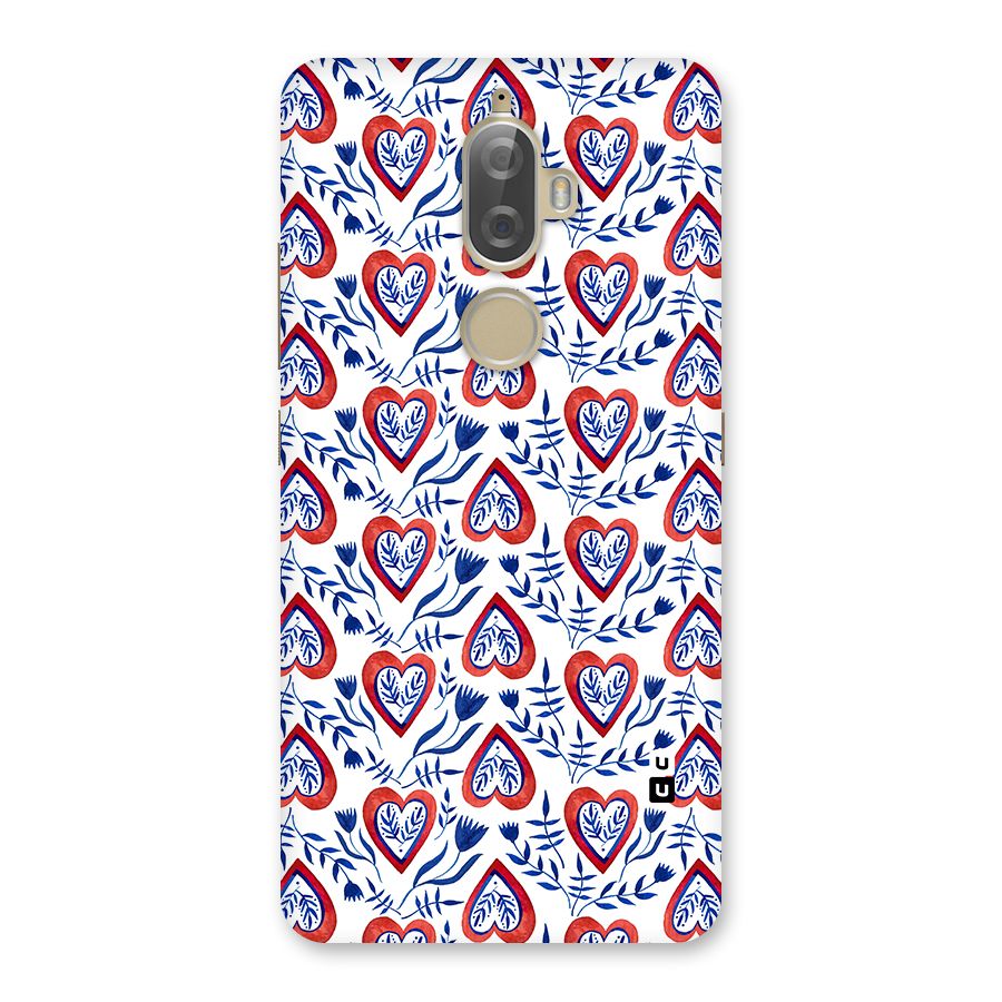 Wrapping Hearts Pattern Back Case for Lenovo K8 Plus