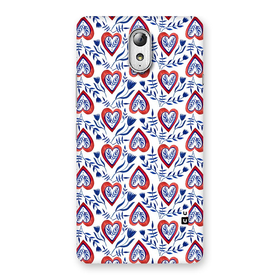 Wrapping Hearts Pattern Back Case for Lenovo Vibe P1M