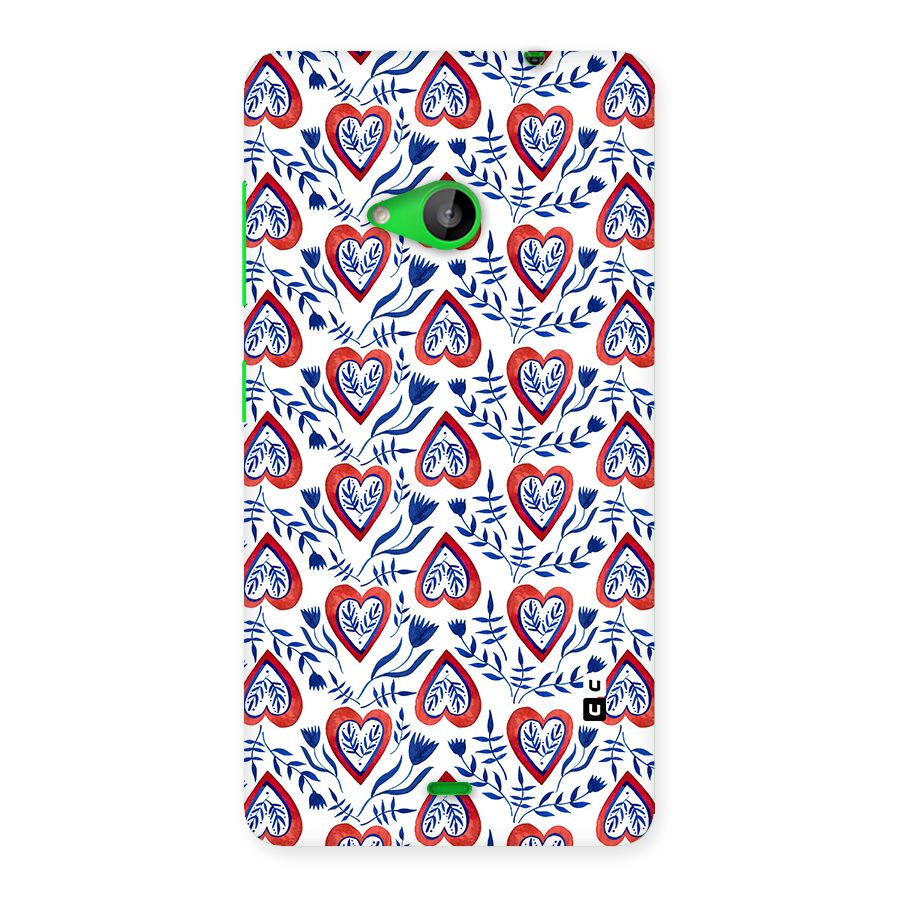 Wrapping Hearts Pattern Back Case for Lumia 535